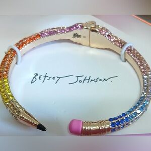 Betsey Johnson Colorful Pencil Bracelet